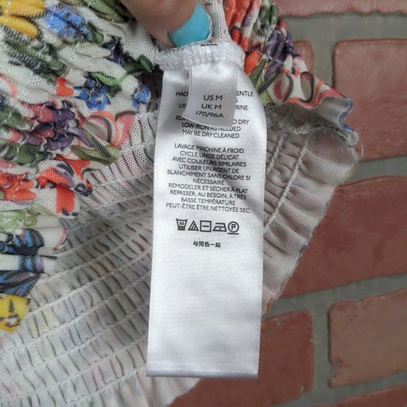 Anthropologie Floral Aurelia Smocked Top - Picture 8 of 12